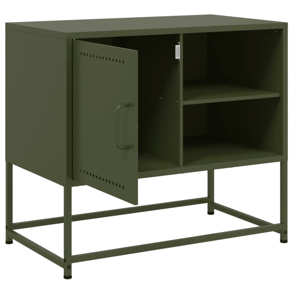 Meuble TV jaune moutarde 100,5x39x60,5 cm acier - XIOS