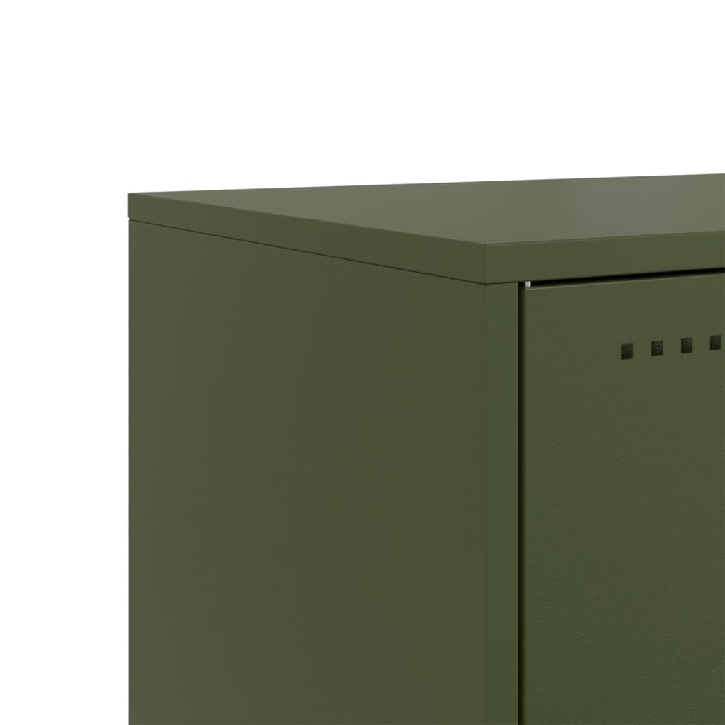 Meuble TV jaune moutarde 100,5x39x60,5 cm acier - XIOS