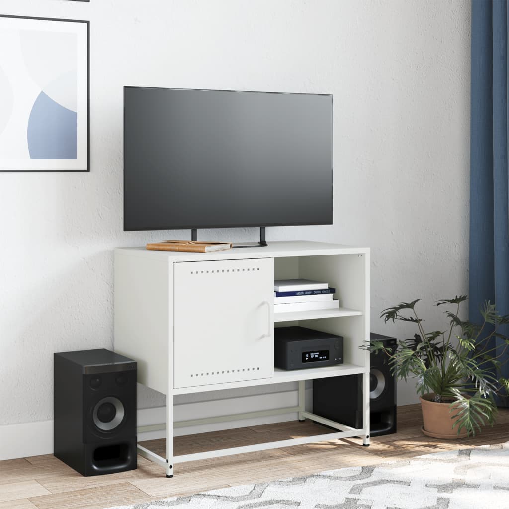Meuble TV vert olive 100,5x39x60,5 cm acier - XIOS