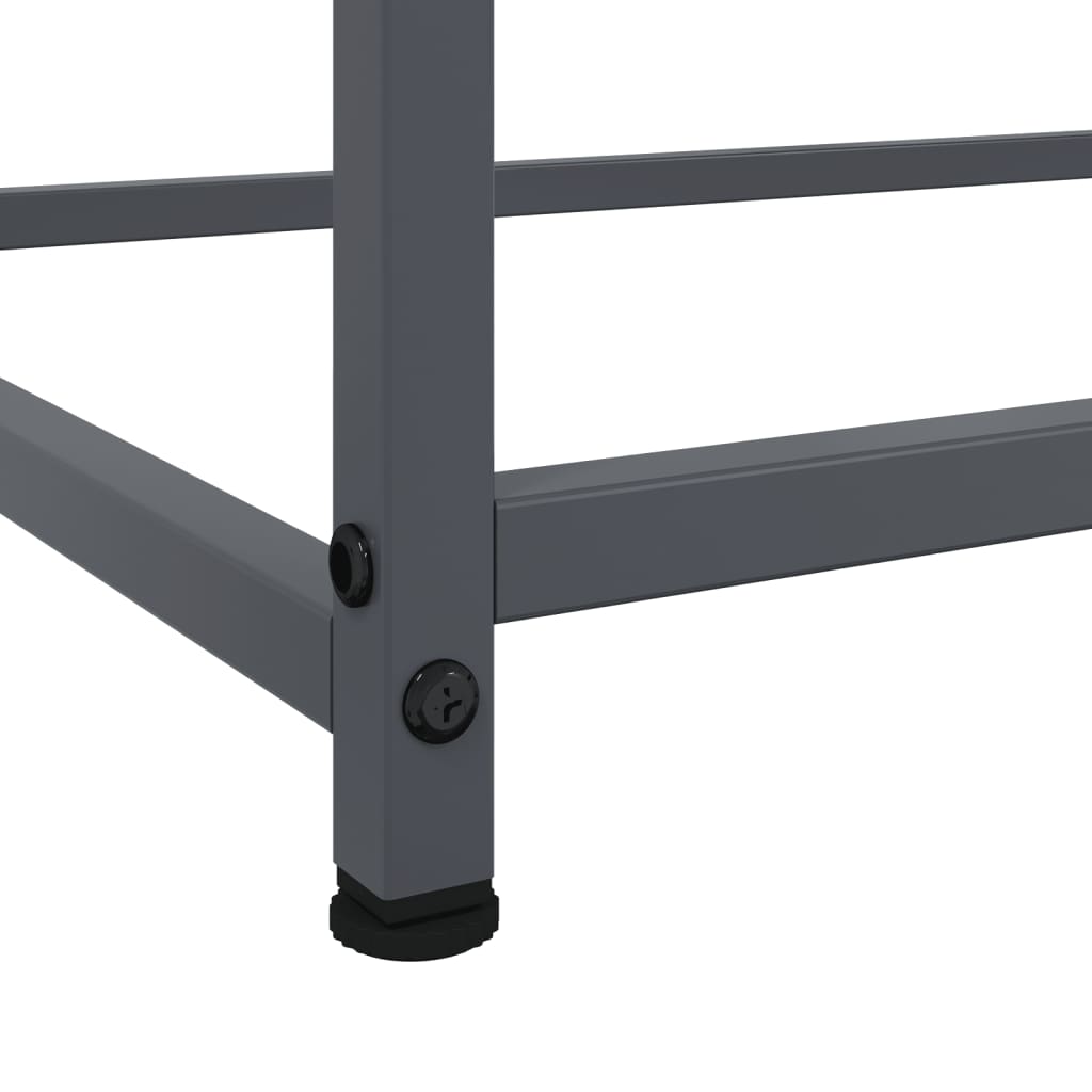 Buffet anthracite 100,5x39x107 cm acier - XIOS