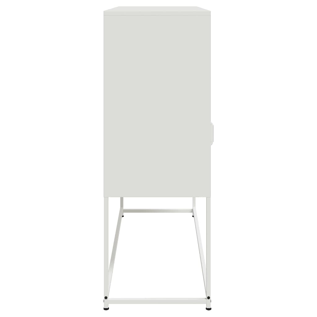 Buffet blanc 100,5x39x107 cm acier - XIOS