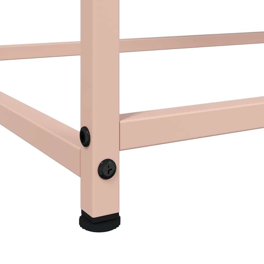 Buffet rose 100,5x39x107 cm acier - XIOS
