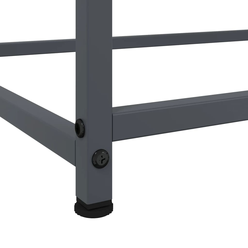 Buffet anthracite 100,5x39x107 cm acier - XIOS