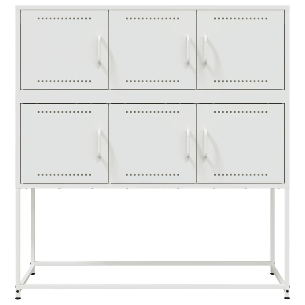 Buffet blanc 100,5x39x107 cm acier - XIOS