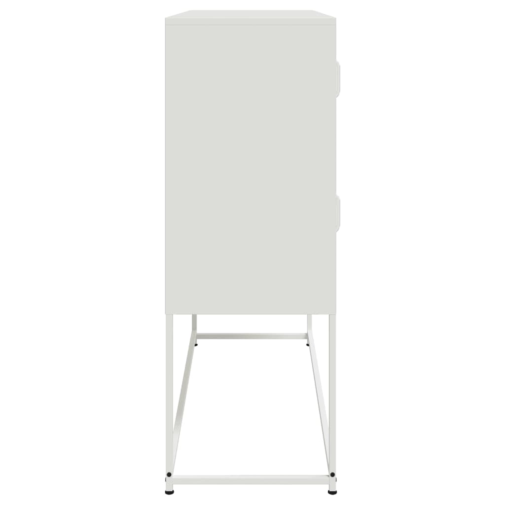 Buffet blanc 100,5x39x107 cm acier - XIOS