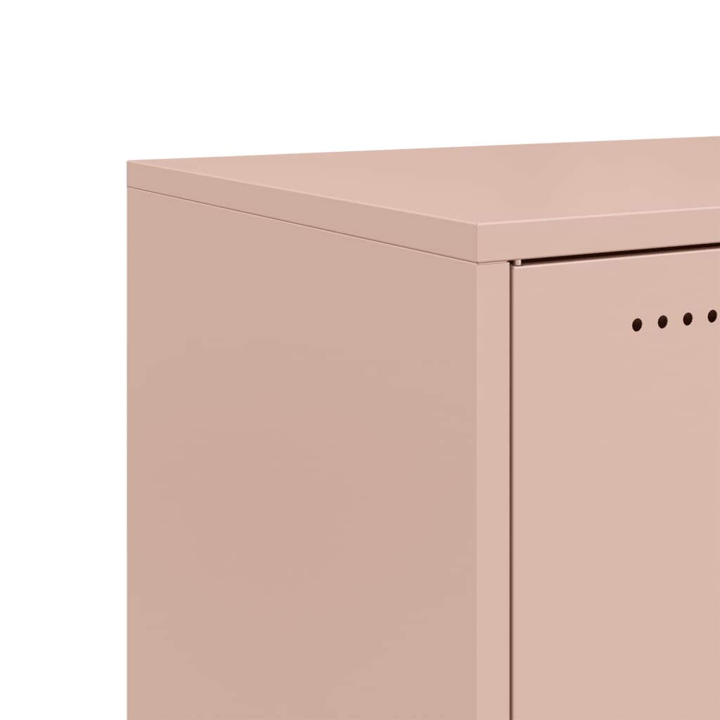 Buffet rose 68x39x72 cm acier - XIOS