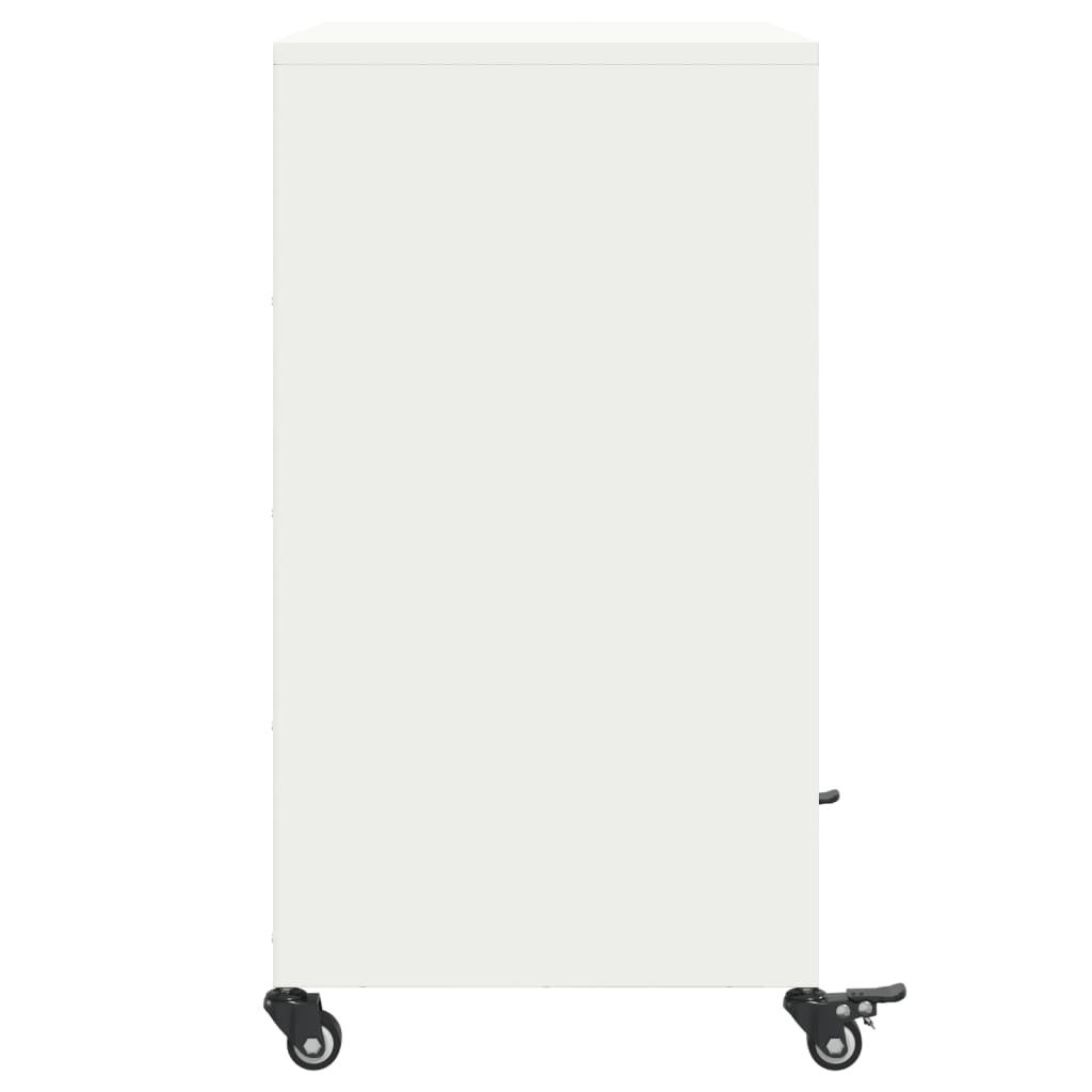 Buffet blanc 68x39x72 cm acier - XIOS