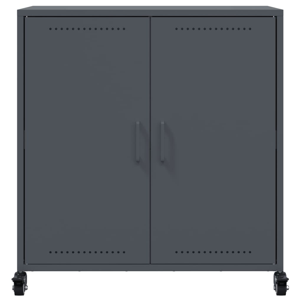Buffet anthracite 68x39x72 cm acier - XIOS