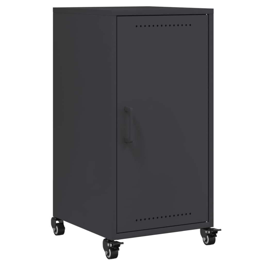 Buffet noir 36x39x72 cm acier - XIOS