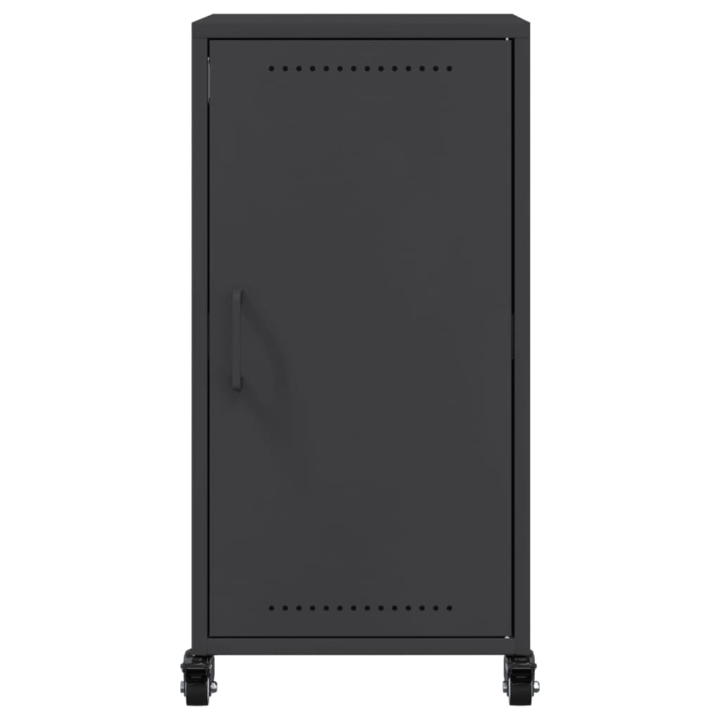 Buffet noir 36x39x72 cm acier - XIOS
