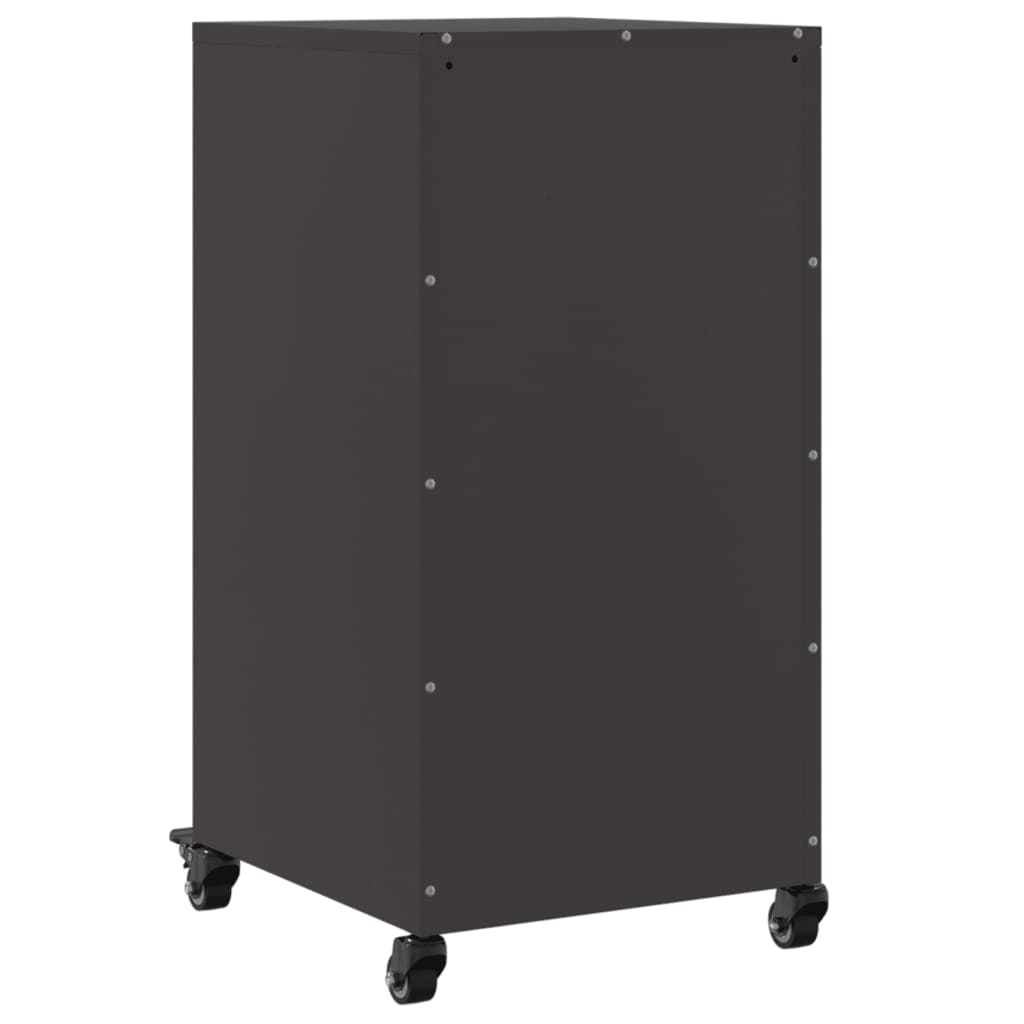 Buffet noir 36x39x72 cm acier - XIOS