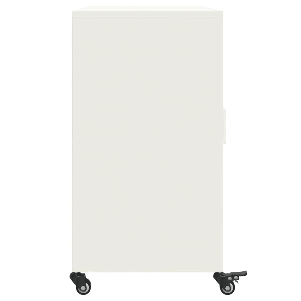 Buffet blanc 100,5x39x72 cm acier - XIOS