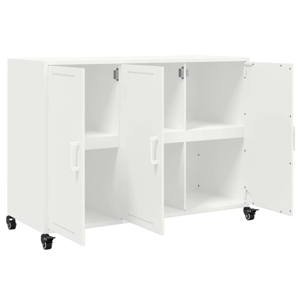 Buffet blanc 100,5x39x72 cm acier - XIOS