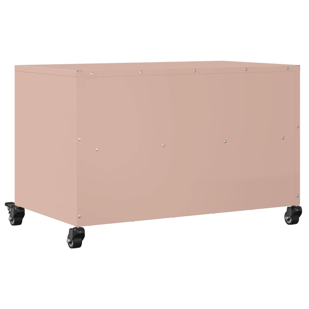 Meuble TV rose 68x39x43,5 cm acier - XIOS