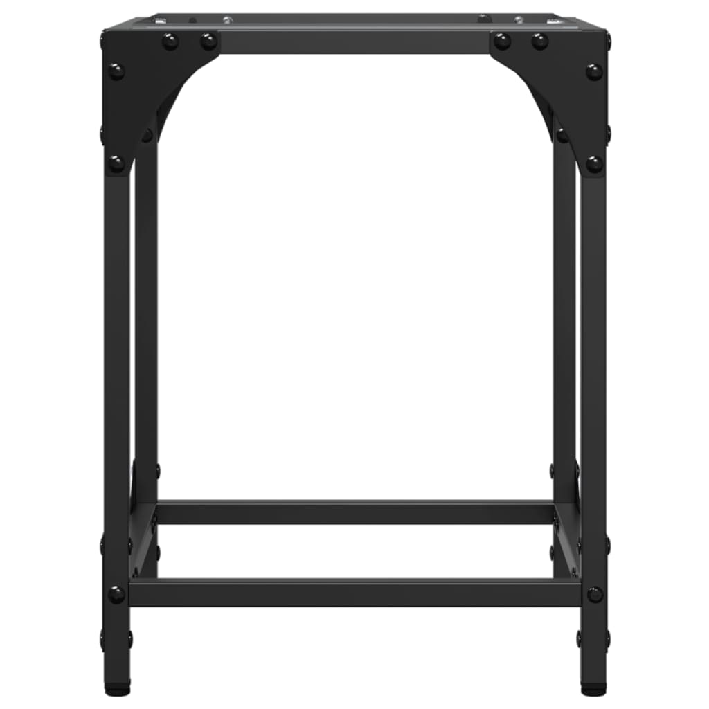 Tables basses avec dessus en verre transparent 2 pcs acier - XIOS