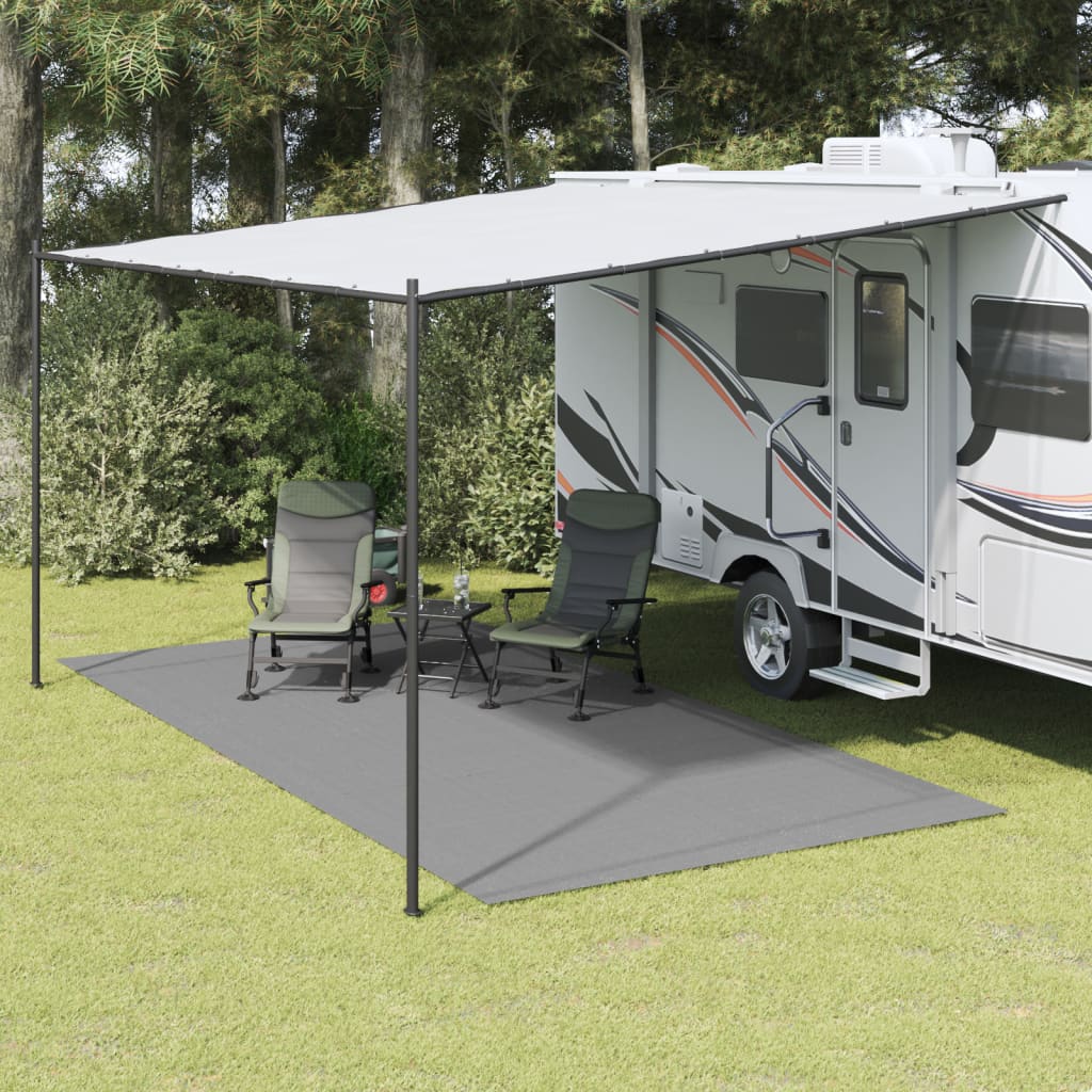 Tapis de tente anthracite 5x2,5 m Accessoires de tente vidaXL