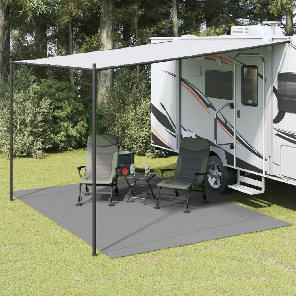 Tapis de tente anthracite 4x3 m Accessoires de tente vidaXL