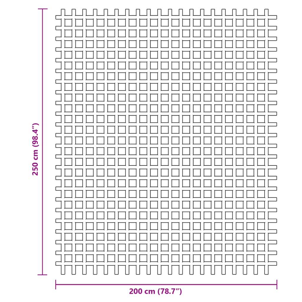 Tapis de tente bleu 2,5x2 m Accessoires de tente vidaXL