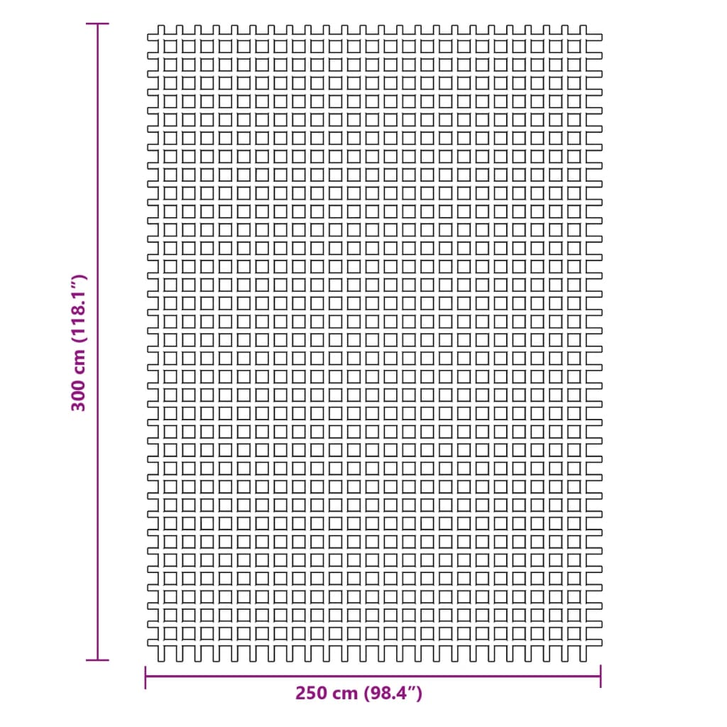 Tapis de tente bleu 3x2,5 m Accessoires de tente vidaXL