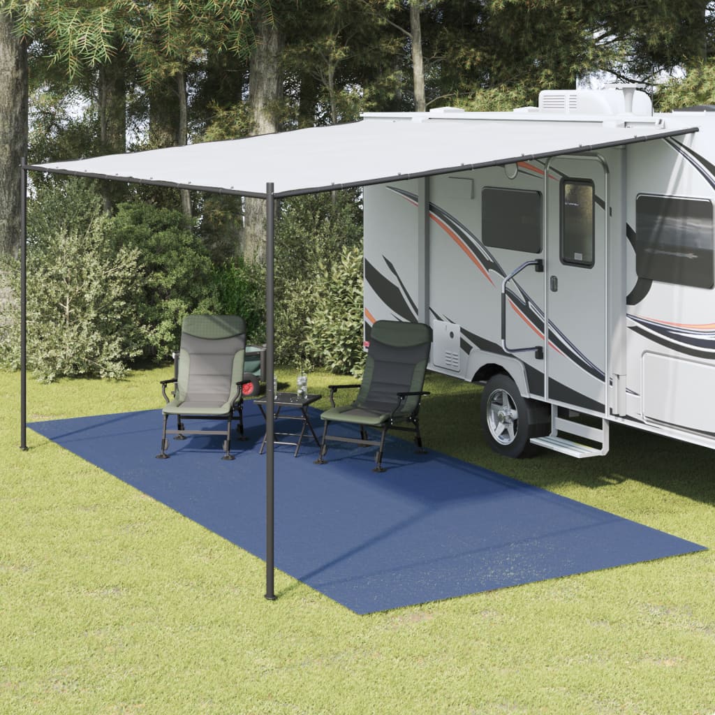Tapis de tente bleu 6x2,5 m Accessoires de tente vidaXL