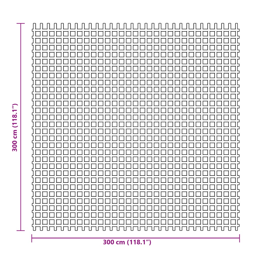 Tapis de tente bleu 3x3 m Accessoires de tente vidaXL