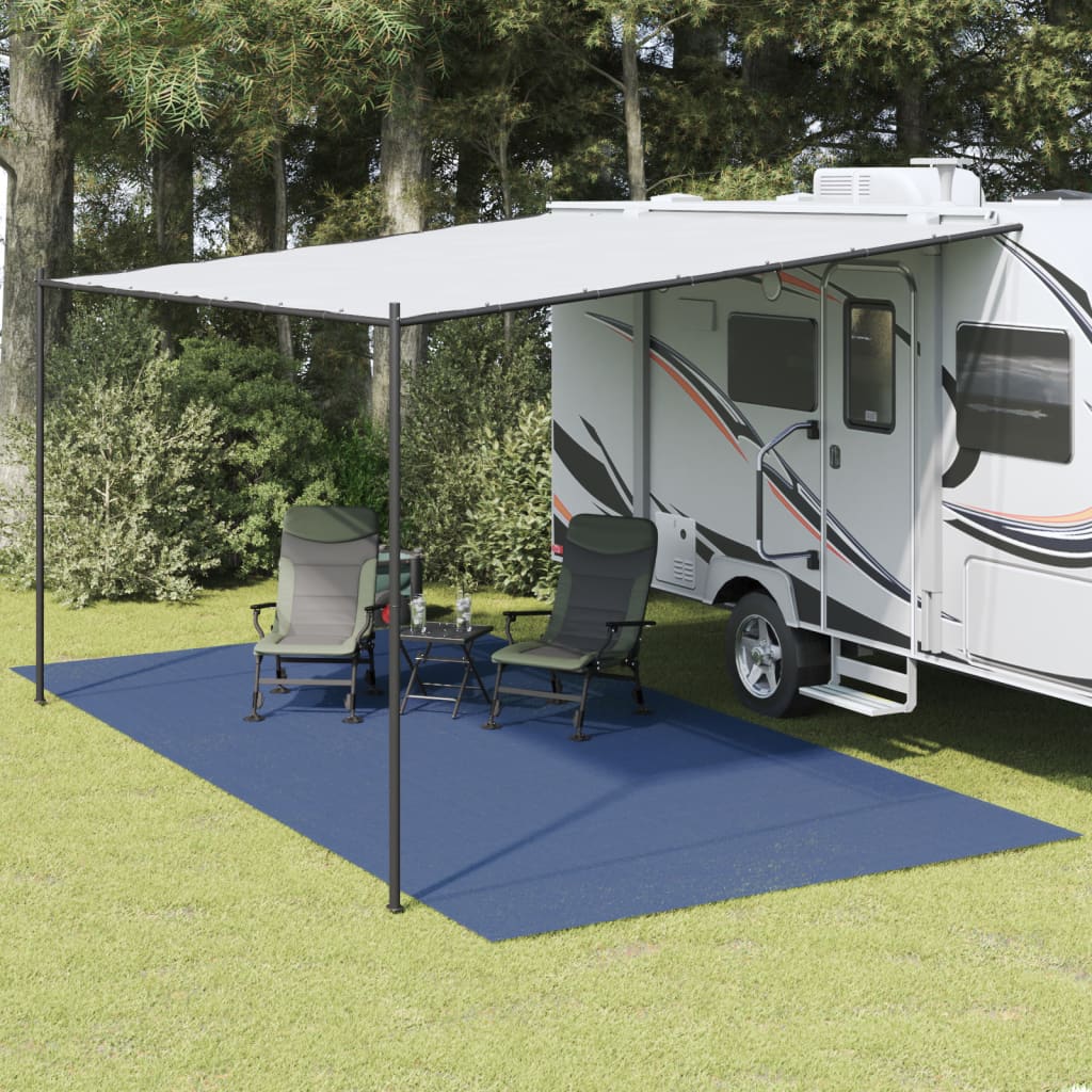 Tapis de tente bleu 6x3 m Accessoires de tente vidaXL