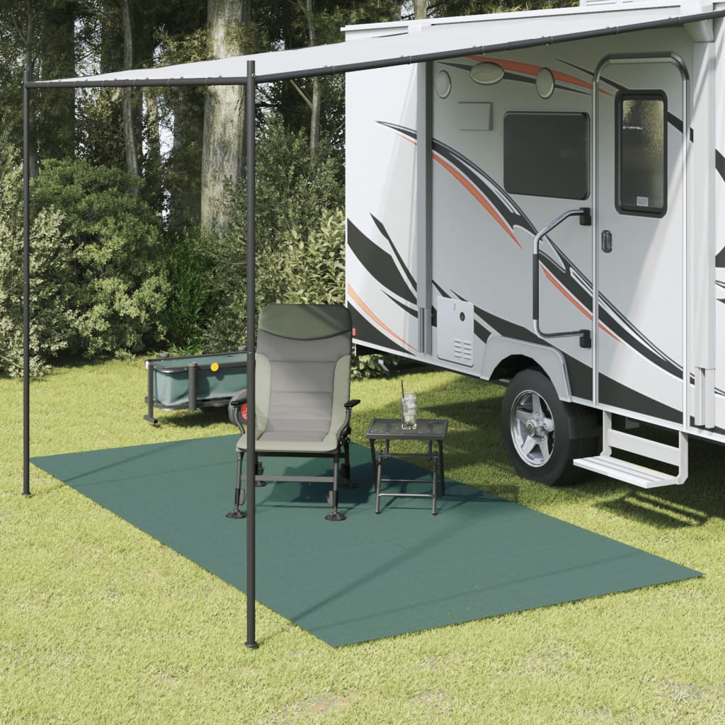 Tapis de tente vert 4x2 m Accessoires de tente vidaXL