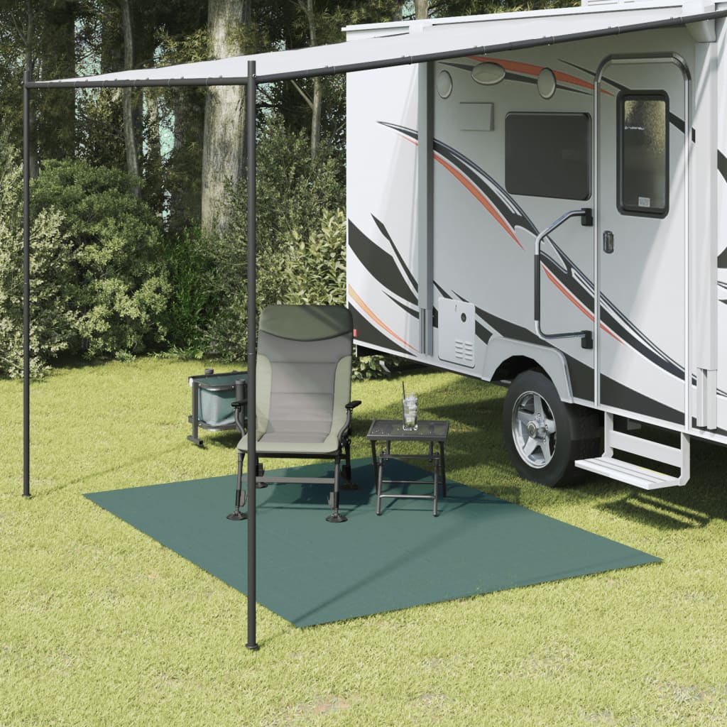 Tapis de tente vert 2,5x2 m Accessoires de tente vidaXL