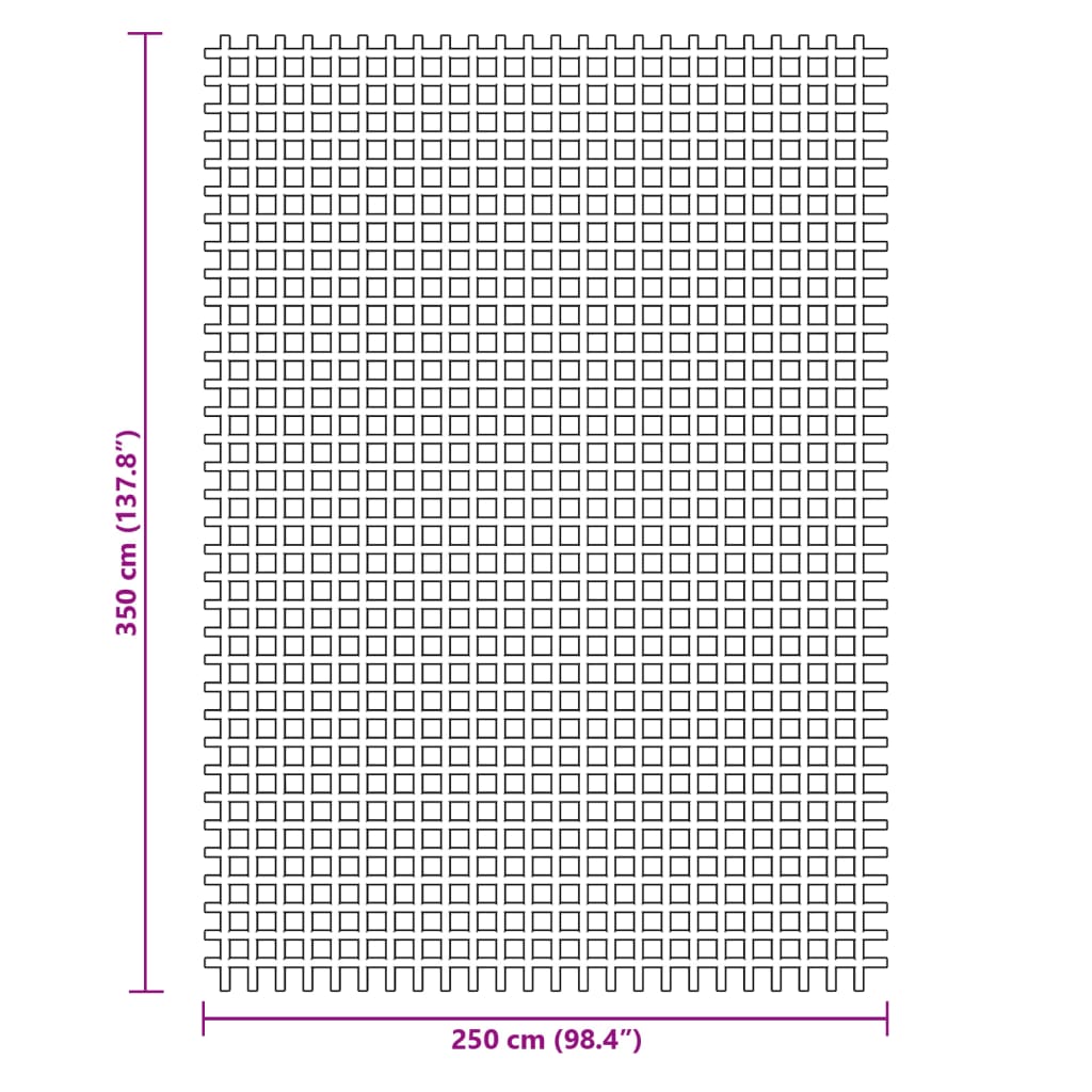 Tapis de tente vert 3,5x2,5 m Accessoires de tente vidaXL