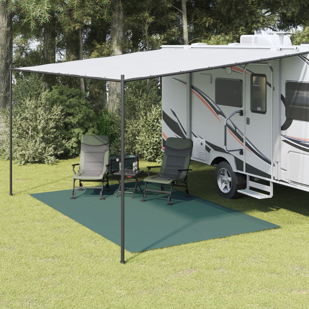 Tapis de tente vert 4x2,5 m Accessoires de tente vidaXL