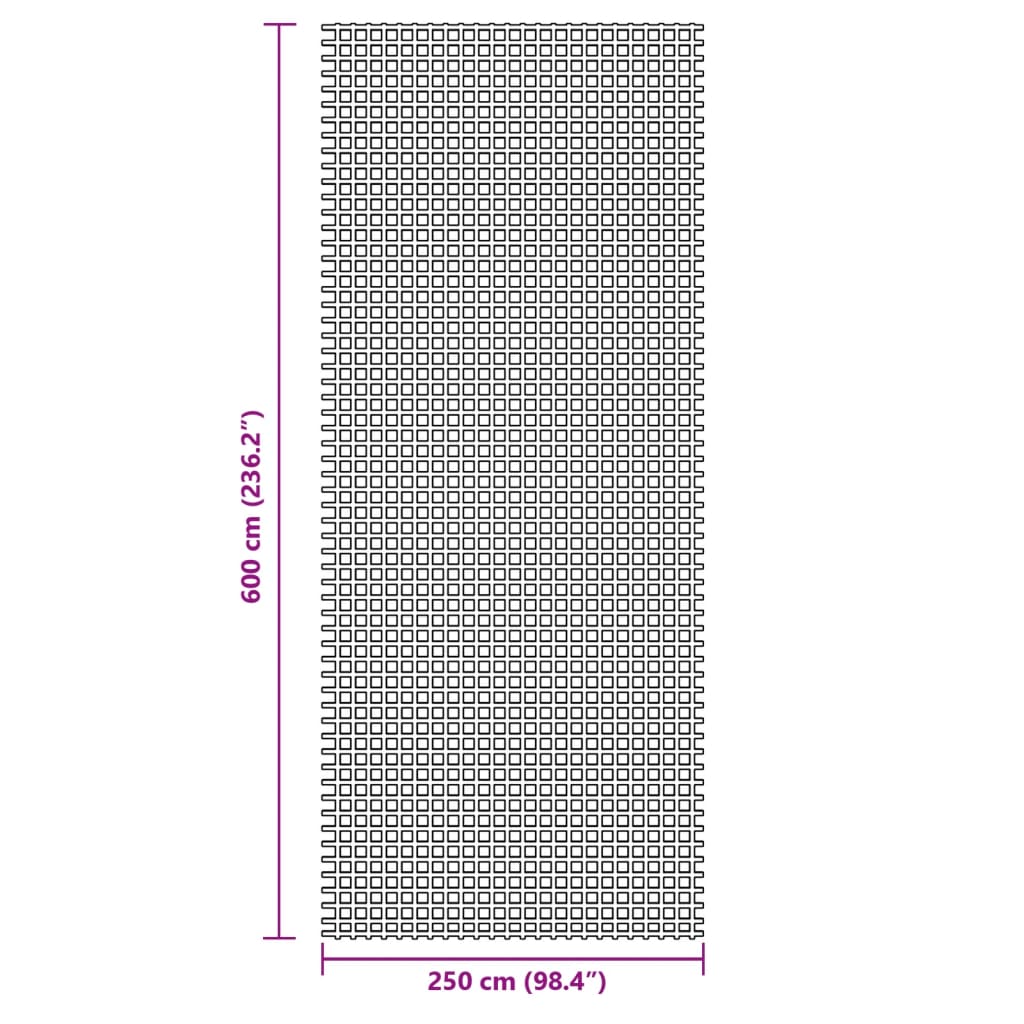 Tapis de tente vert 6x2,5 m Accessoires de tente vidaXL