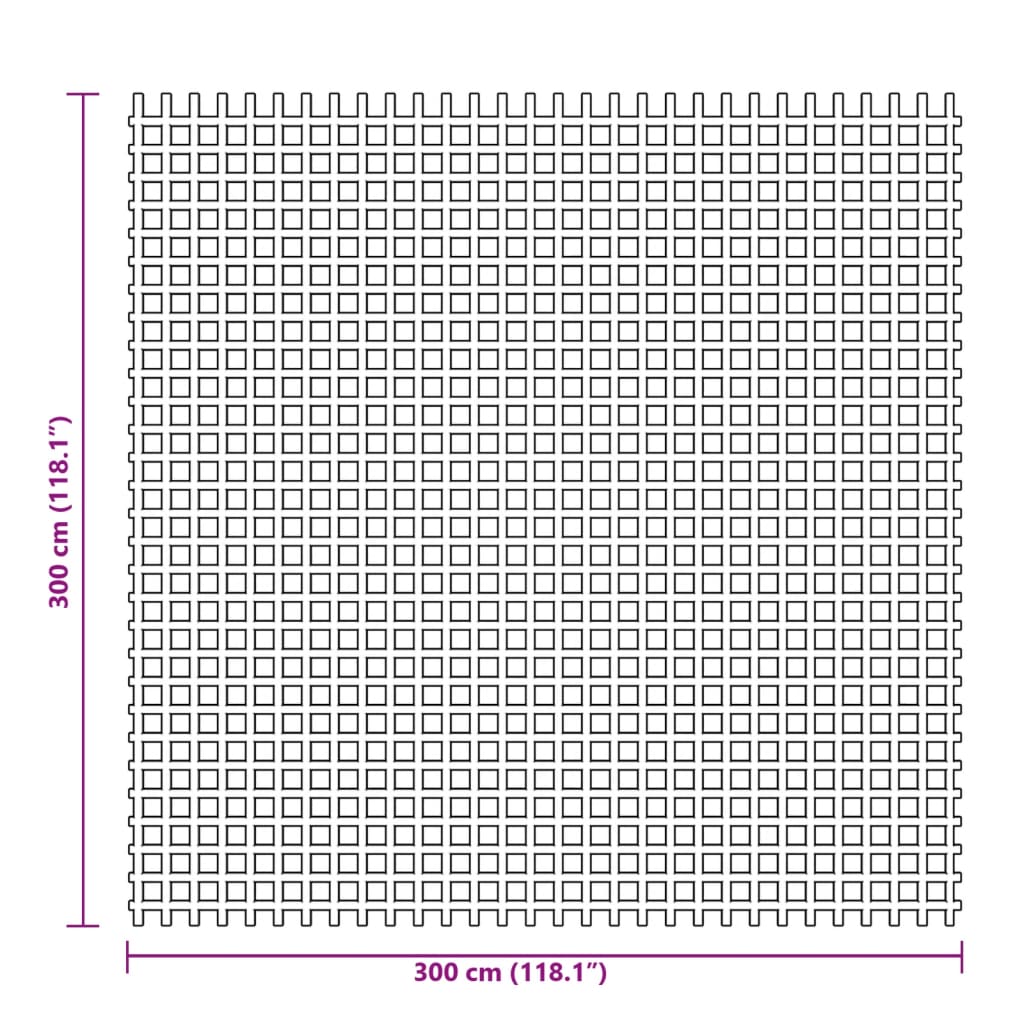 Tapis de tente vert 3x3 m Accessoires de tente vidaXL