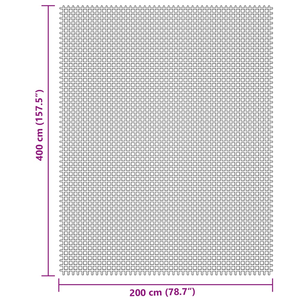 Tapis de tente crème 4x2 m Accessoires de tente vidaXL