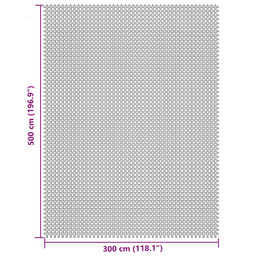 Tapis de tente crème 5x3 m Accessoires de tente vidaXL