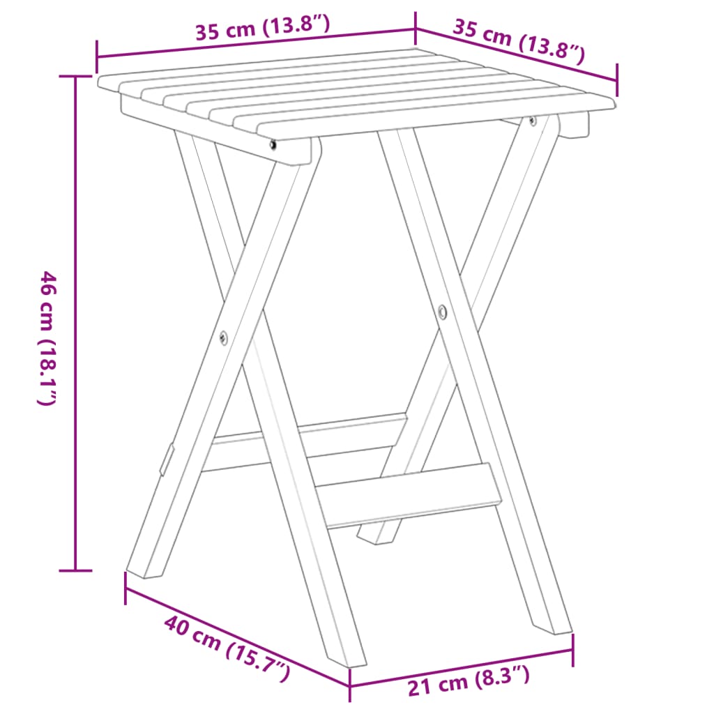 Chaise à bascule avec table pliable noir bois massif peuplier - XIOS