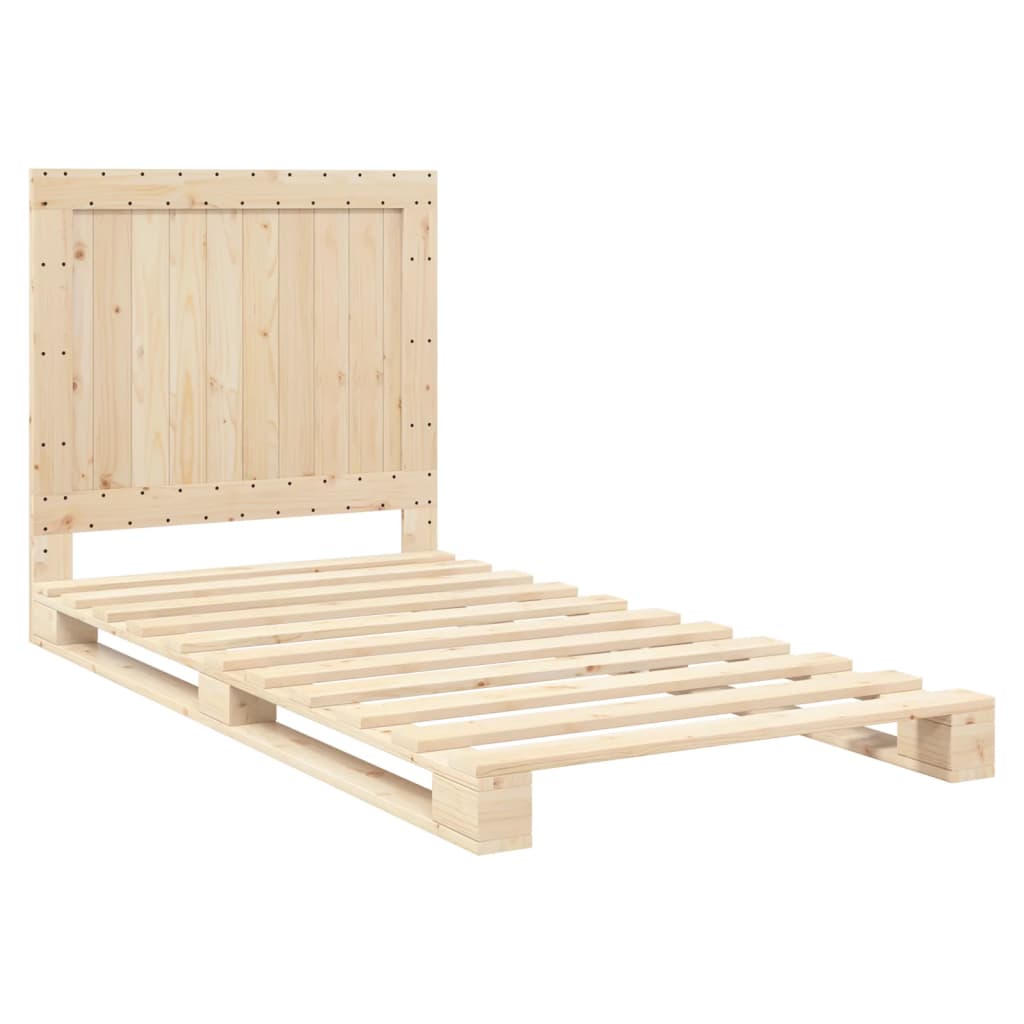 Cadre de lit sans matelas avec tête de lit 100x200 cm - XIOS