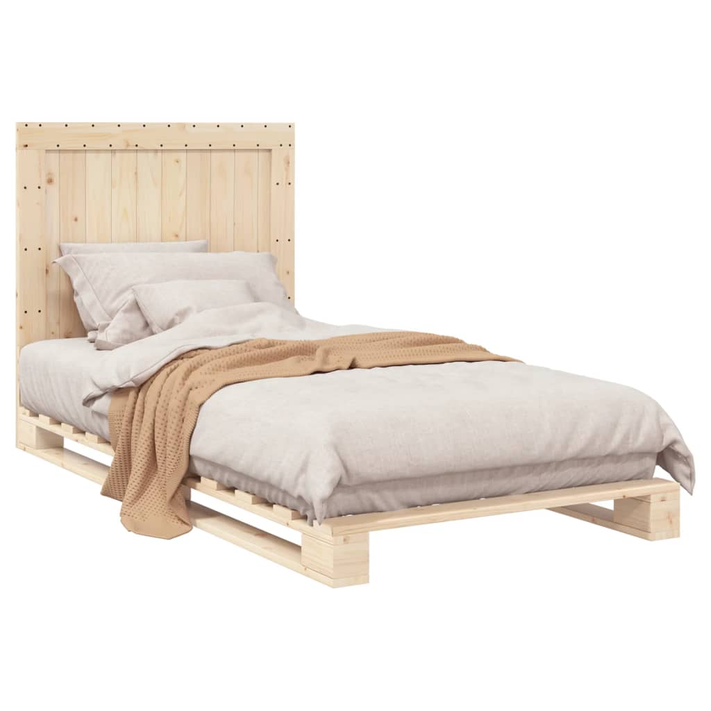 Cadre de lit sans matelas avec tête de lit 100x200 cm - XIOS