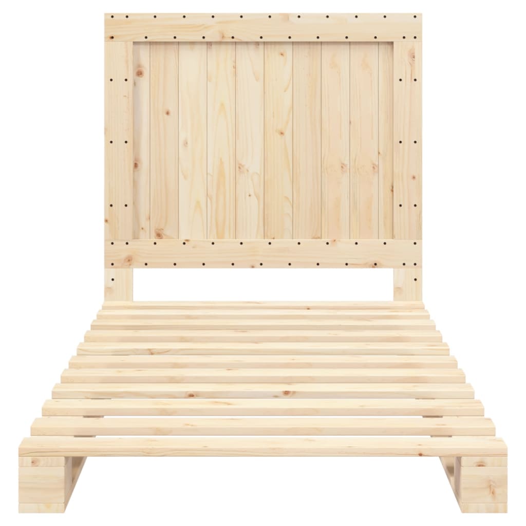 Cadre de lit sans matelas avec tête de lit 100x200 cm - XIOS