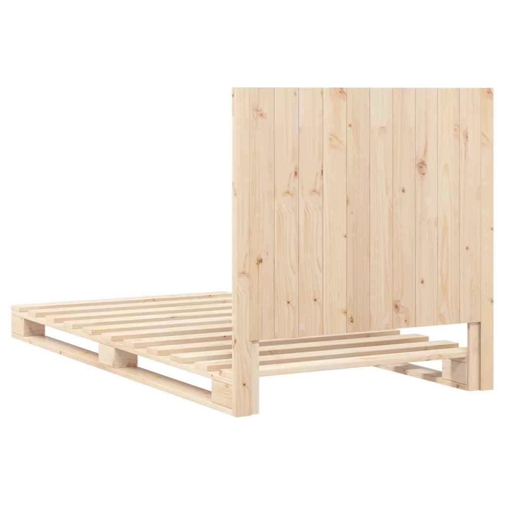 Cadre de lit sans matelas avec tête de lit 100x200 cm - XIOS