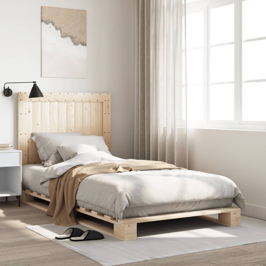 Cadre de lit sans matelas avec tête de lit 100x200 cm - XIOS