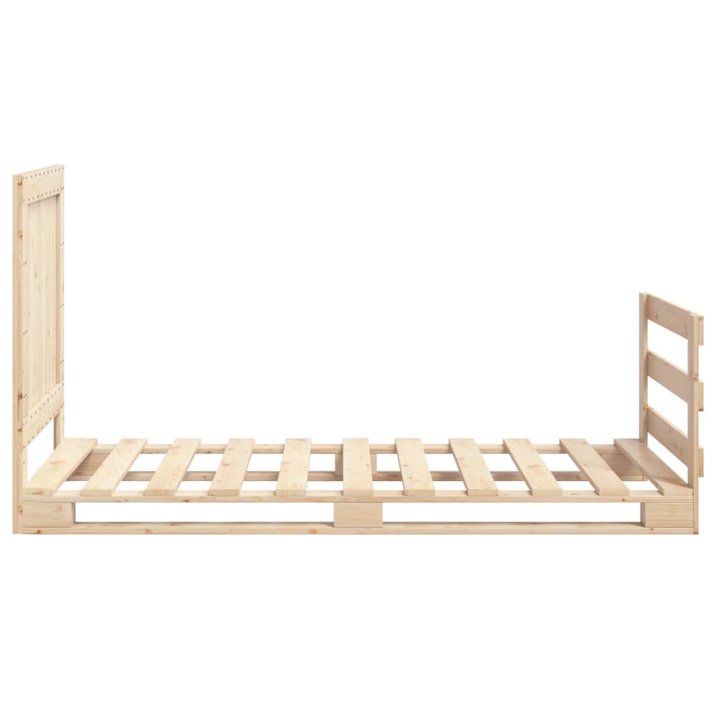 Cadre de lit sans matelas avec tête de lit 90x200 cm - XIOS