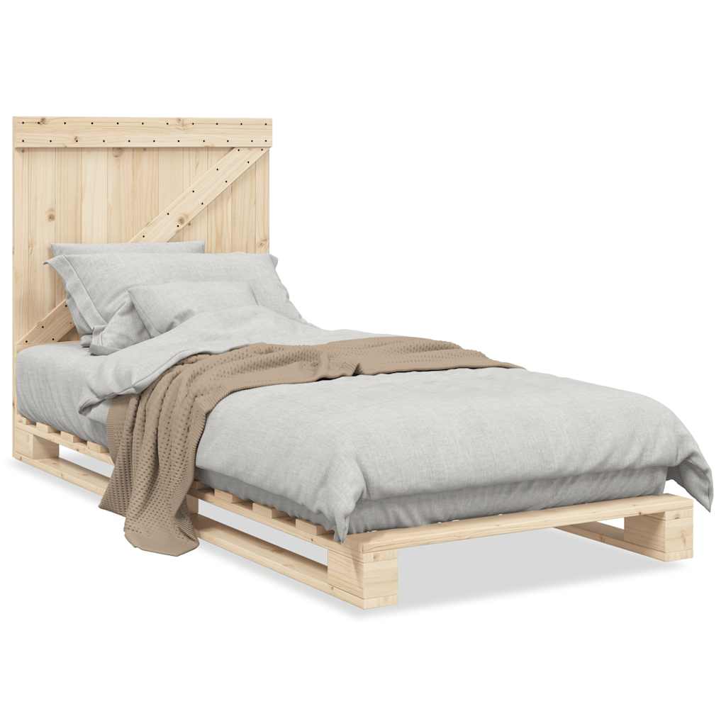 Cadre de lit sans matelas avec tête de lit 90x200 cm - XIOS
