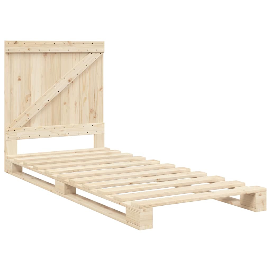 Cadre de lit sans matelas avec tête de lit 90x200 cm - XIOS