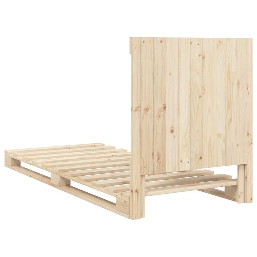 Cadre de lit sans matelas avec tête de lit 90x200 cm - XIOS