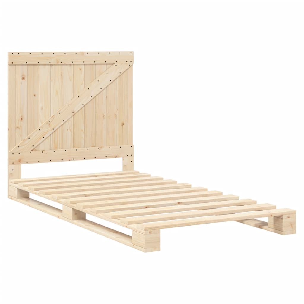 Cadre de lit sans matelas avec tête de lit 100x200 cm - XIOS