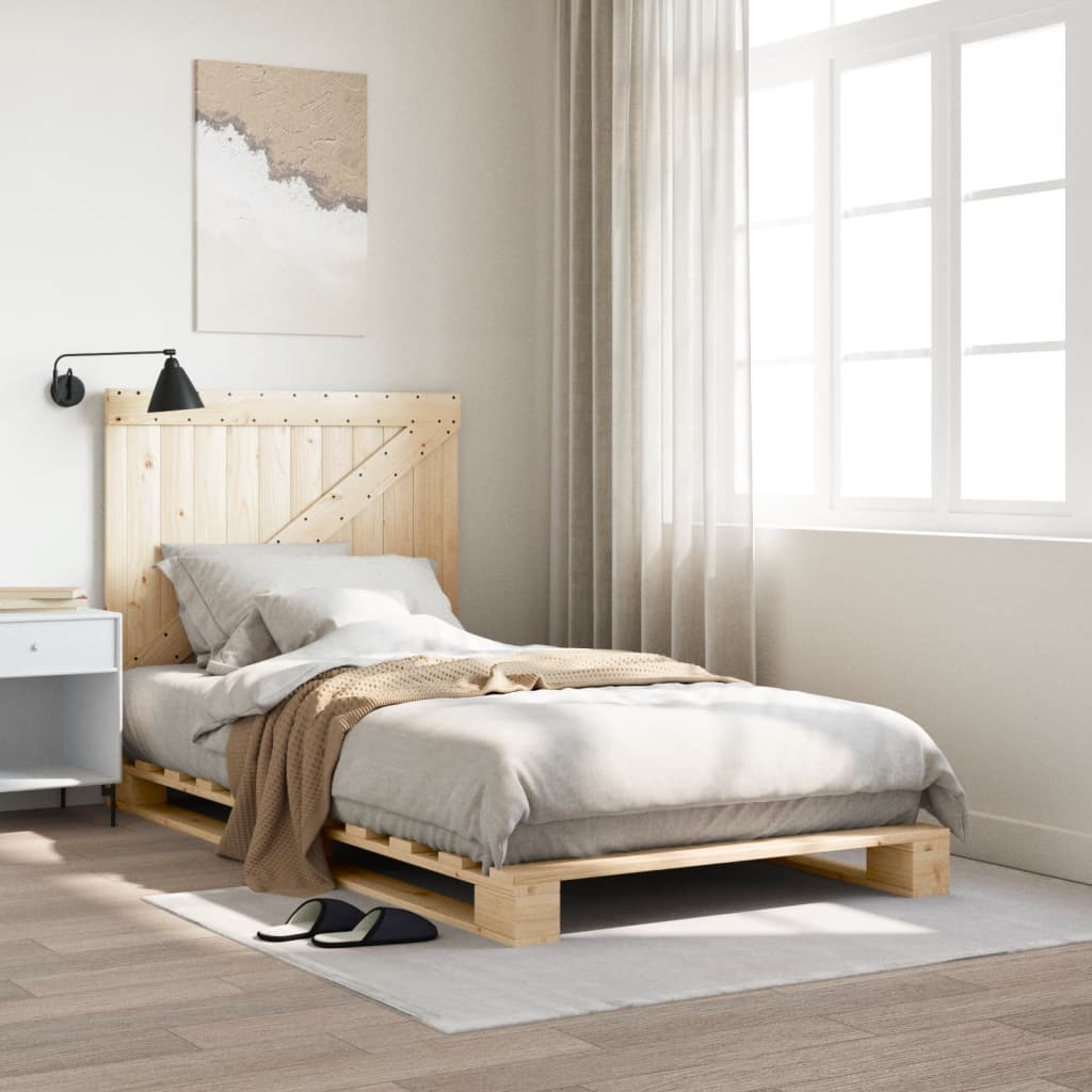 Cadre de lit sans matelas avec tête de lit 100x200 cm - XIOS