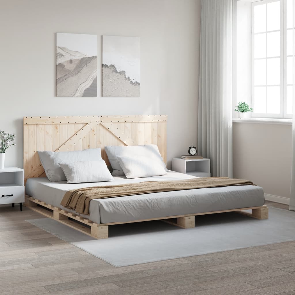 Cadre de lit sans matelas avec tête de lit 200x200 cm - XIOS