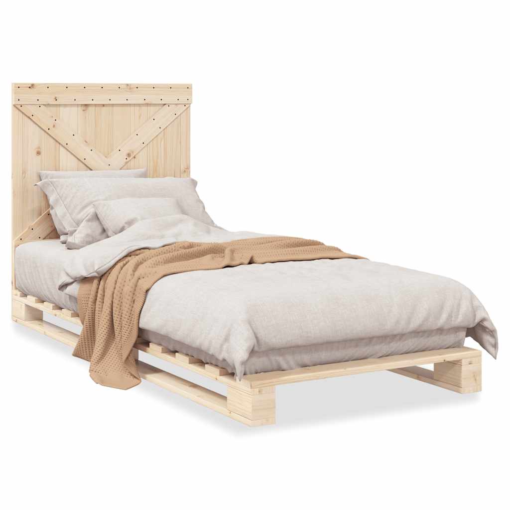 Cadre de lit sans matelas avec tête de lit 90x200 cm - XIOS