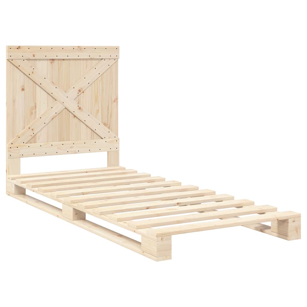 Cadre de lit sans matelas avec tête de lit 90x200 cm - XIOS