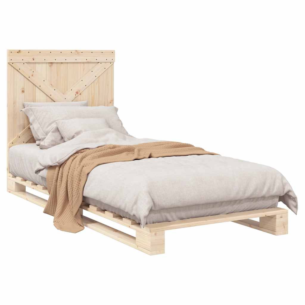 Cadre de lit sans matelas avec tête de lit 90x200 cm - XIOS